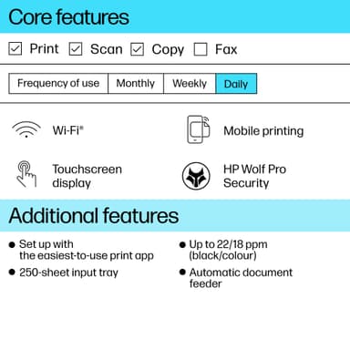 HP OfficeJet Pro 9720e AIO Inkjet skriver