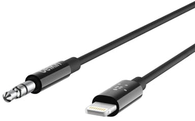 Belkin Lightning til 3,5 mm adapter 90 cm (sort)