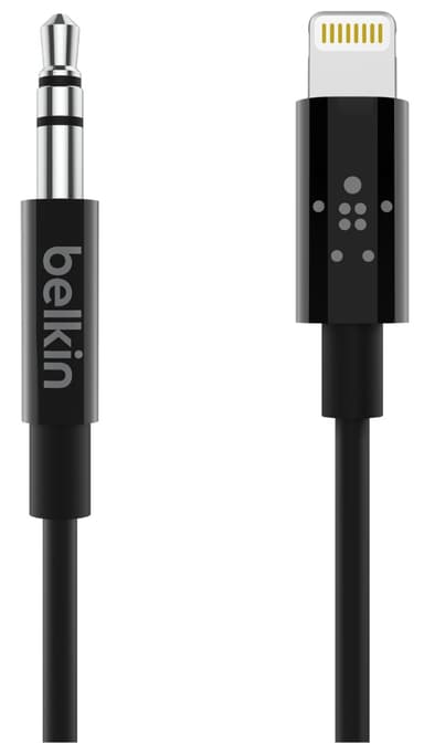 Belkin Lightning til 3,5 mm adapter 90 cm (sort)