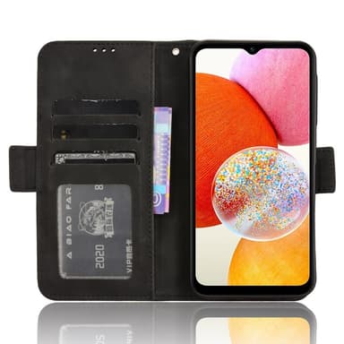 Samsung Galaxy A15 Lommebok-deksel - Svart