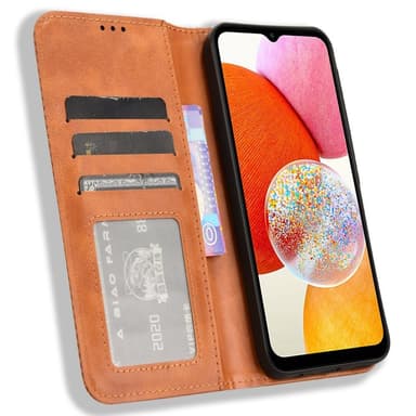 Samsung Galaxy A15 5G Lommebok-deksel - Brun