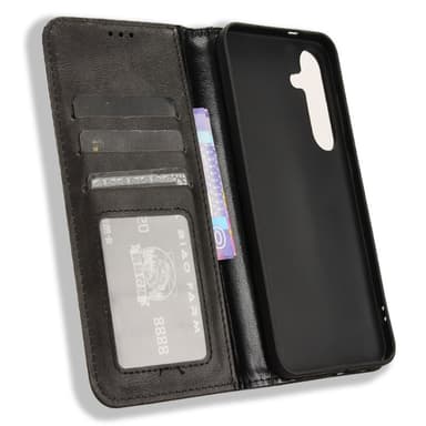 Samsung Galaxy S24 Plus Lommebok-deksel - Svart