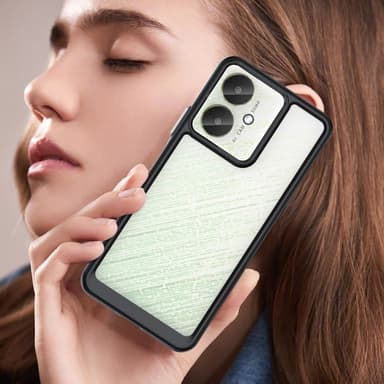 Til Xiaomi Redmi 13C Deksel Bakside Hybrid TPU+Akryl