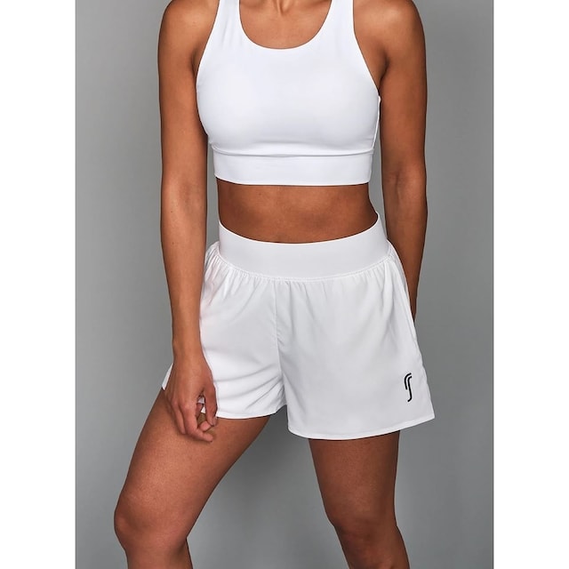 RS Women’s Performance Court Shorts - 2 in 1 with Ball Pockets, Padel- og tennisshorts damer