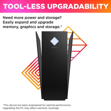 HP Omen 25L i7-14F/16/1000/4060Ti stasjonær gaming-PC