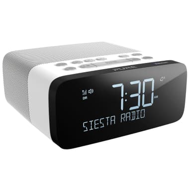Pure Siesta Rise S vekkerklokkeradio (hvit)