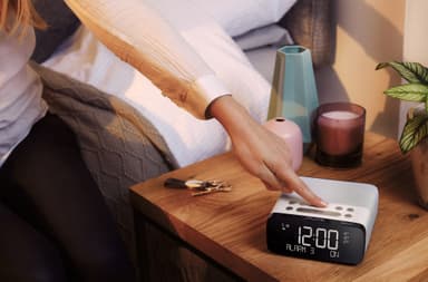Pure Siesta Rise S vekkerklokkeradio (hvit)