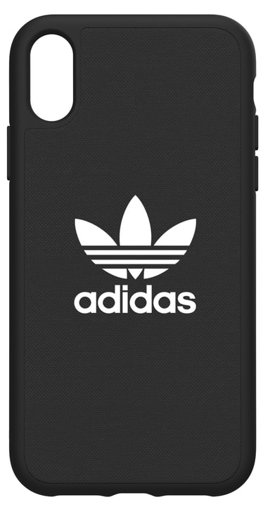 Case ADIDAS - Moulded case PU SS19 for iPhone XR white/collegiate burgundy  (33296)