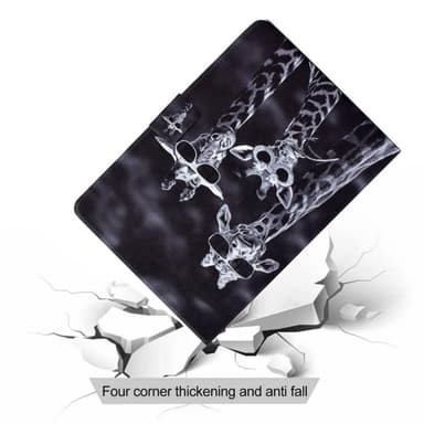 Apple iPad 10.9 2022 Sammenleggbart deksel Kortholder - 3 sjiraffer