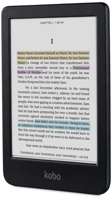 Kobo Clara Colour eBook-leser 16GB (sort)