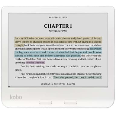 Kobo Libra Colour eBook-leser 32GB (hvit)
