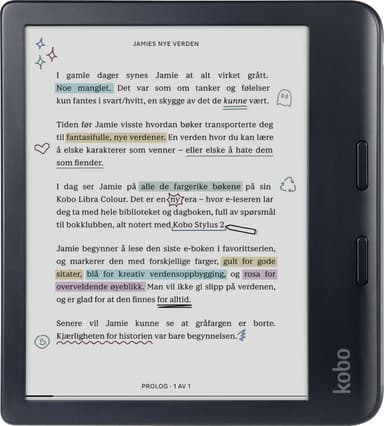 Kobo Libra Colour eBook-leser 32GB (sort)