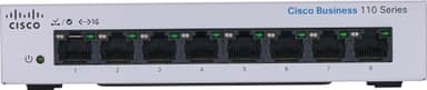 Cisco CBS110-8PP-D-EU ubemannet 8-porters Gigabit switch