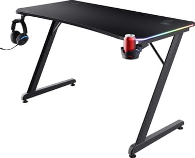 Trust GXT709 LUMINUS RGB gamingbord (sort)