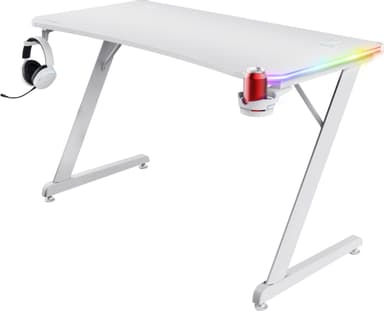Trust GXT709 LUMINUS RGB gamingbord (hvit)