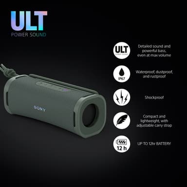 Sony ULT Field 1 bærbar høyttaler (skogsgrå)