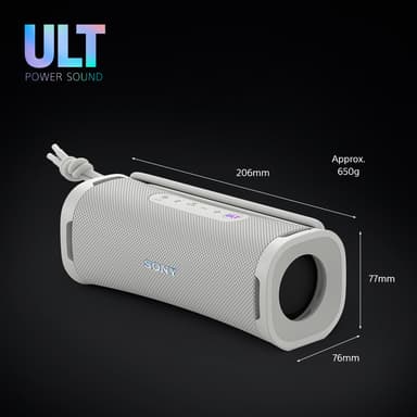 Sony ULT Field 1 bærbar høyttaler (hvit)