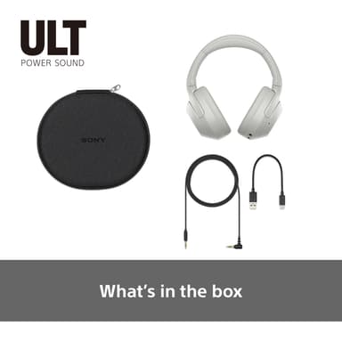 Sony ULT Wear trådløse around-ear hodetelefoner (hvit)