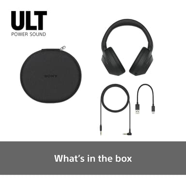 Sony ULT Wear trådløse around-ear hodetelefoner (sort)