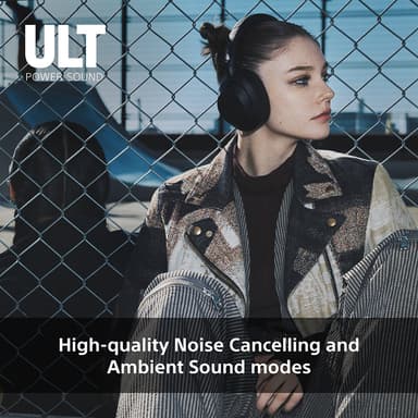 Sony ULT Wear trådløse around-ear hodetelefoner (sort)
