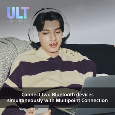 Sony ULT Wear trådløse around-ear hodetelefoner (sort)
