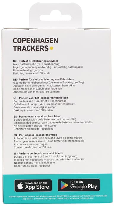 Gemstone Bike GPS sporer (sort)