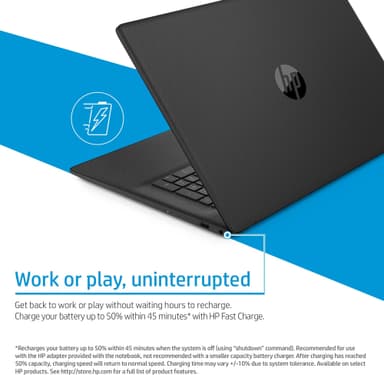HP Laptop 17 Pentium/4/128 17,3" bærbar PC