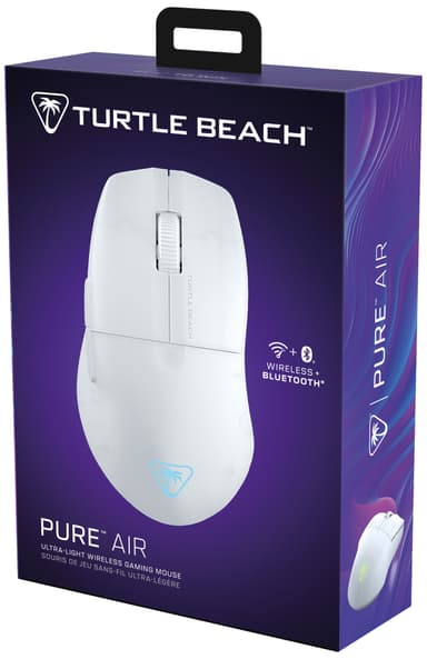 Turtle Beach Pure Air trådløs gamingmus (hvit)