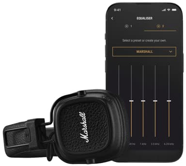 Marshall Major V trådløse on-ear hodetelefoner (sort)