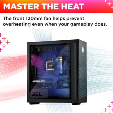 HP Omen 25L i7-14F/16/1TB/4060Ti stasjonær gaming-PC