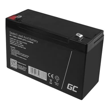 Green Cell AGM VRLA Batteri 6V 15Ah