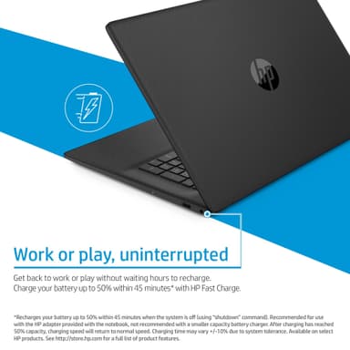 HP Laptop 17-cp2829no R5-7520U/8/512GB bærbar PC
