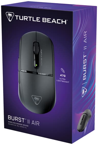 Turtle Beach Burst II Air trådløs gamingmus (sort)