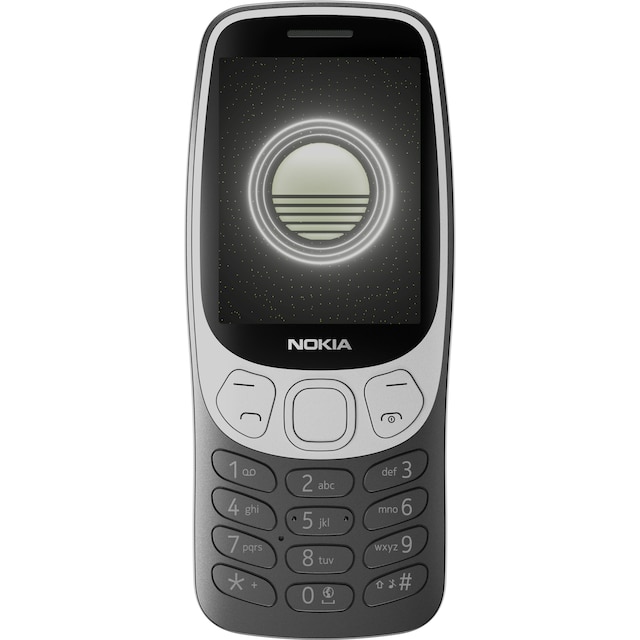 Nokia 3210 4G klassisk mobiltelefon (sort)