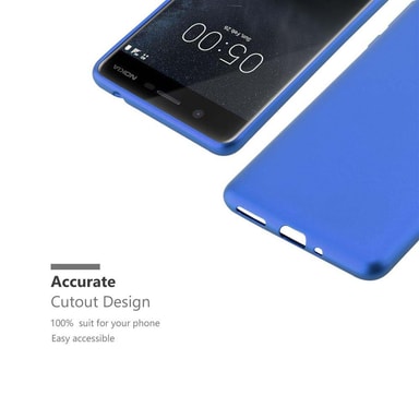 Custodia Cover per Nokia 5 2017 Hard Case Protezione Metallico