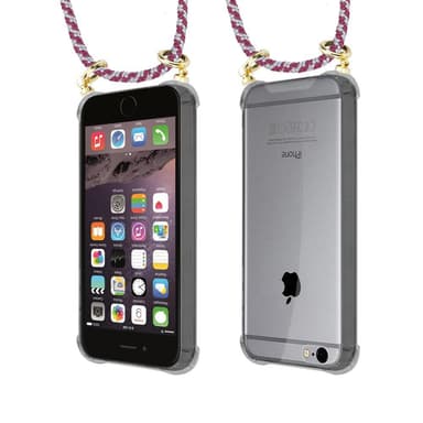 iPhone 6 PLUS / 6S PLUS Deksel med Halskjede (rød)