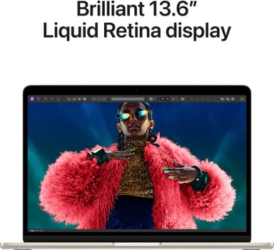 MacBook Air 13 M3 10C GPU/24/1TB (stjerneskinn)