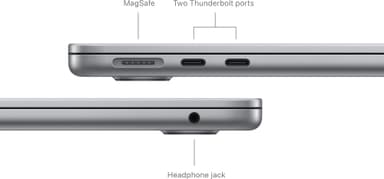 MacBook Air 13 M3 10C GPU/16/1TB (stellargrå)
