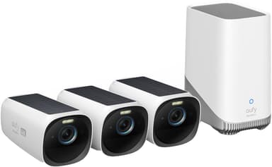 Eufy eufyCam 3 4K sikkerhetskamera (3-pakning)