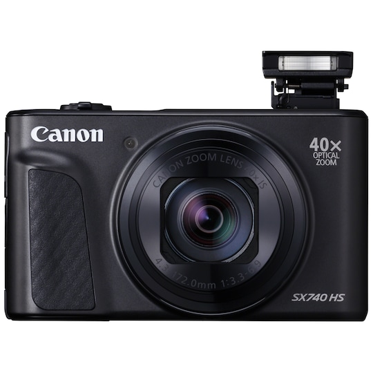 Canon PowerShot SX740 HS zoom-kamera (sort)