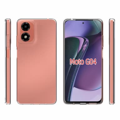 Til Motorola Moto G04 4G/G24 4G Deksel TPU Bakdeksel