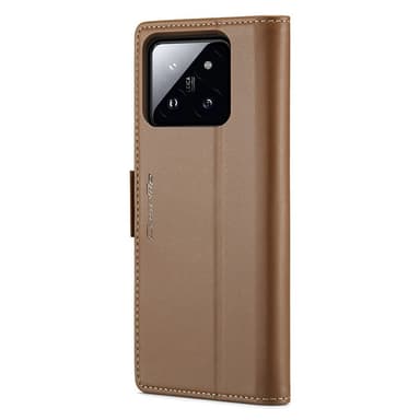 CASEME Lommebok-deksel Xiaomi 14 - Brun