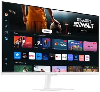 Samsung Smart Monitor M7 32" skjerm (hvit)