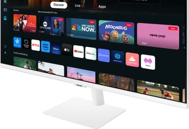 Samsung Smart Monitor M7 32" skjerm (hvit)