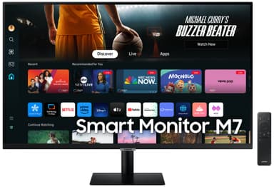 Samsung Smart Monitor M7 32" skjerm (sort)