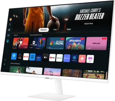Samsung Smart Monitor M7 32" skjerm (hvit)