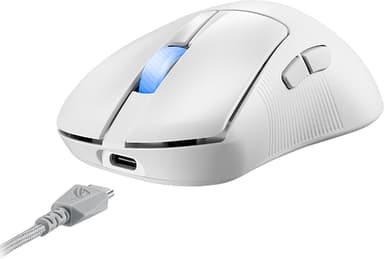 Asus ROG Keris II Ace trådløs gamingmus (hvit)