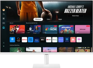 Samsung Smart Monitor M7 32" skjerm (hvit)