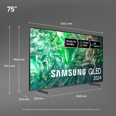 Samsung 75" Q68D 4K QLED Smart-TV (2024)