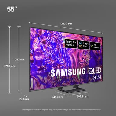 Samsung 55" Q77D 4K QLED Smart TV (2024)